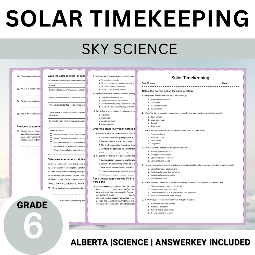 Grade 6 Science Worksheet Bundle – Comprehensive Assessment & Practice Pack — included worksheet 47