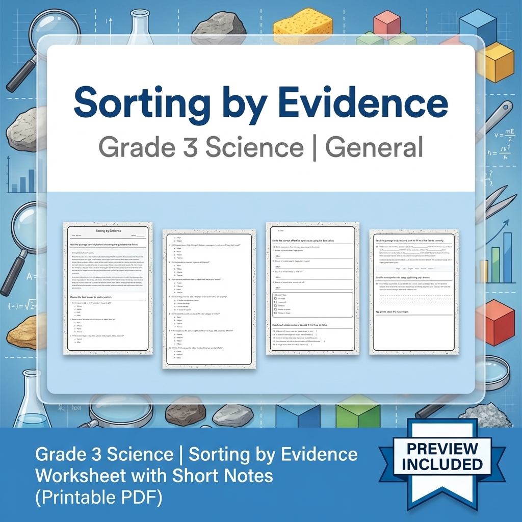 Grade 3 Science Full Year Bundle | Comprehensive Curriculum Resources — included worksheet 27