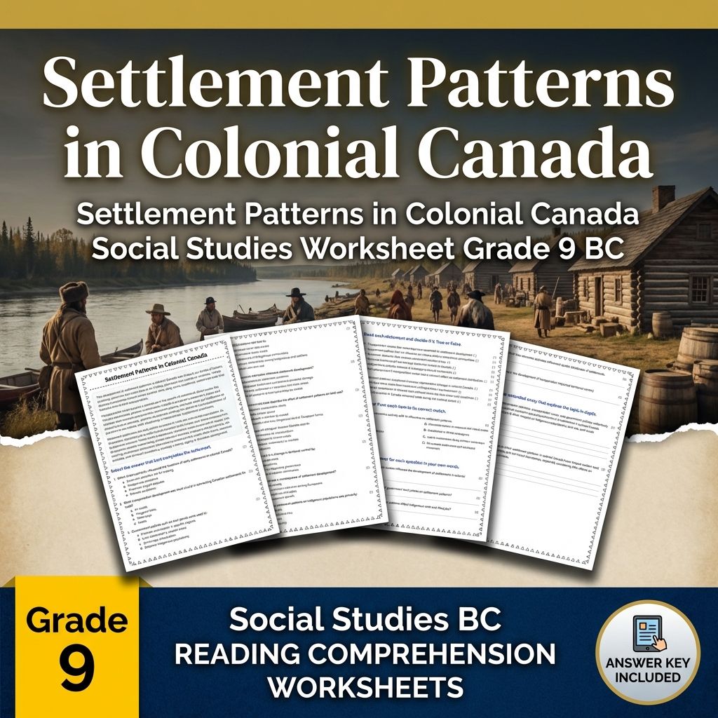 Grade 9 Social Studies | Contact, Cooperation & Conflict Bundle — included worksheet 6