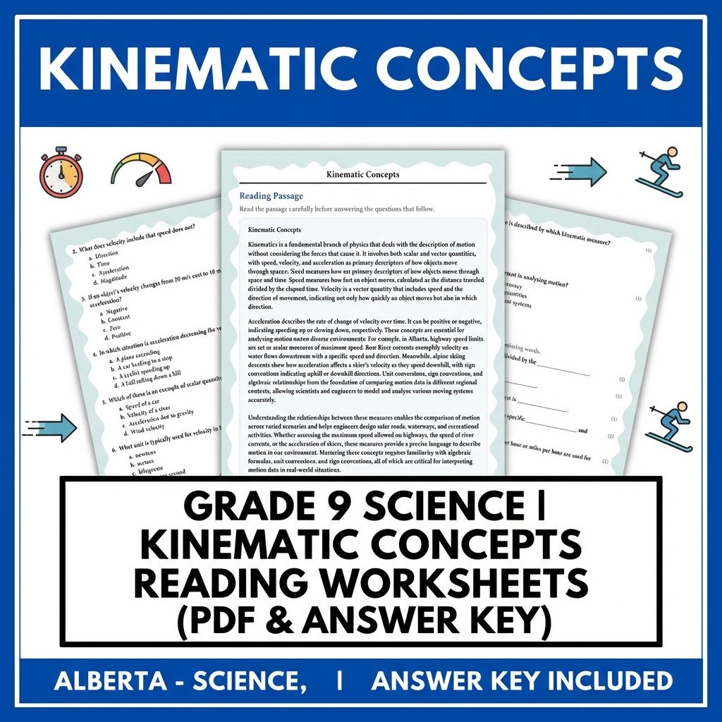 Grade 9 Science | Physics, Biology & Chemistry Mastery (Answer Key Included) — included worksheet 40