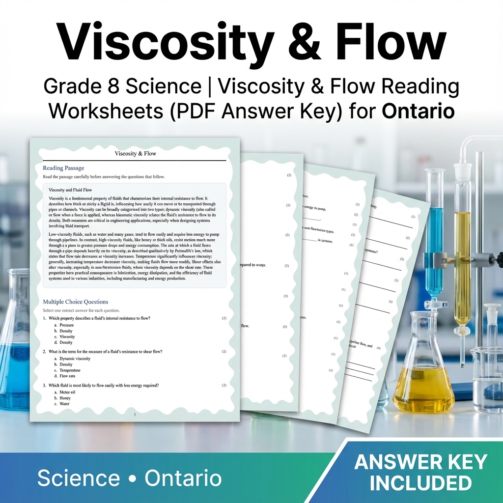 Grade 8 Science Worksheets Bundle | Biology, Physics & Earth Science Resources — included worksheet 41