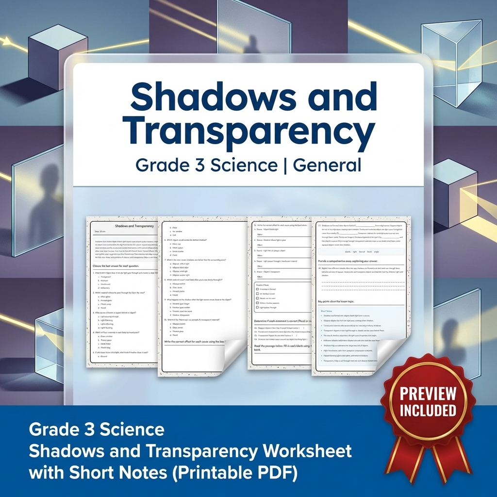 Grade 3 Science Full Year Bundle | Comprehensive Curriculum Resources — included worksheet 28