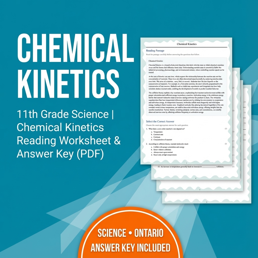 Grade 11 Science Unit Bundle | Chemical Bonding & Reaction Energetics  — included worksheet 8