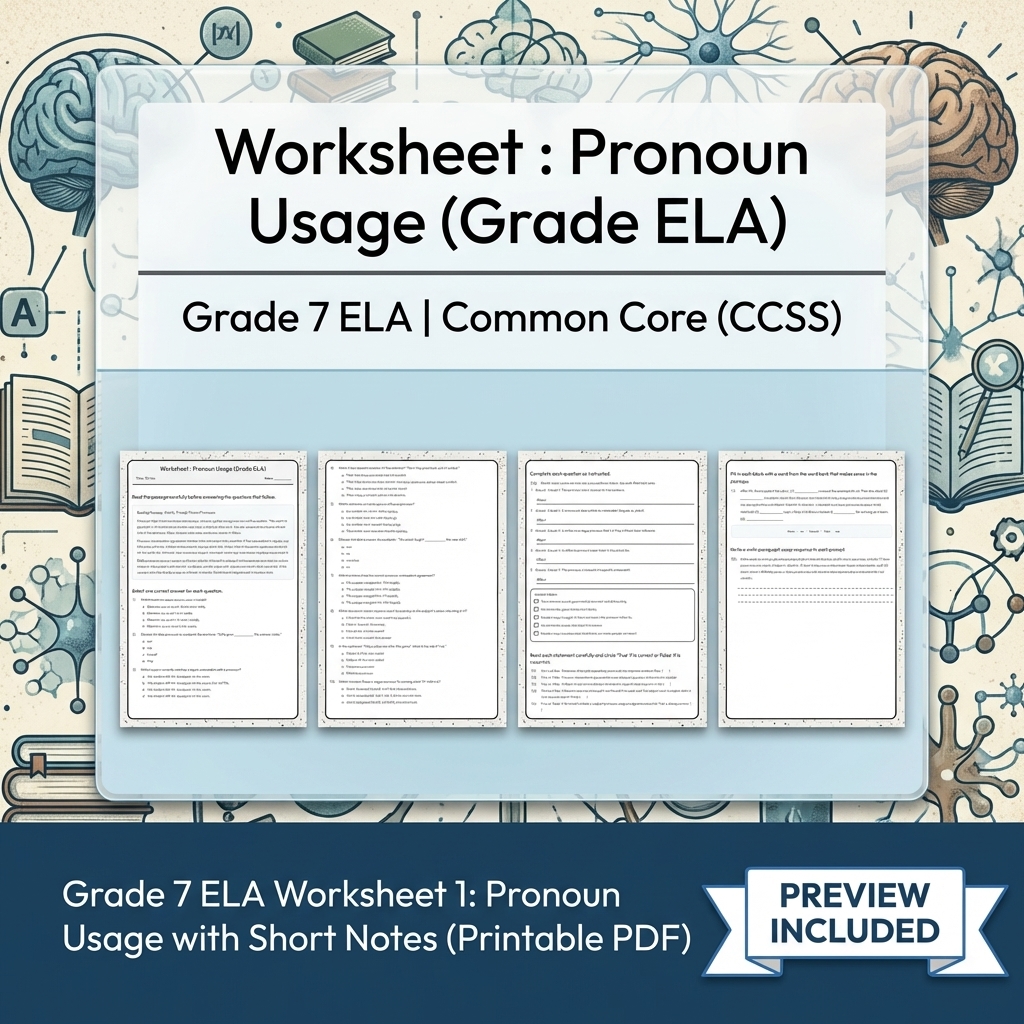 Grade 7 Writing Routinely ELA Full-Year Bundle – Common Core (CCSS) — included worksheet 28