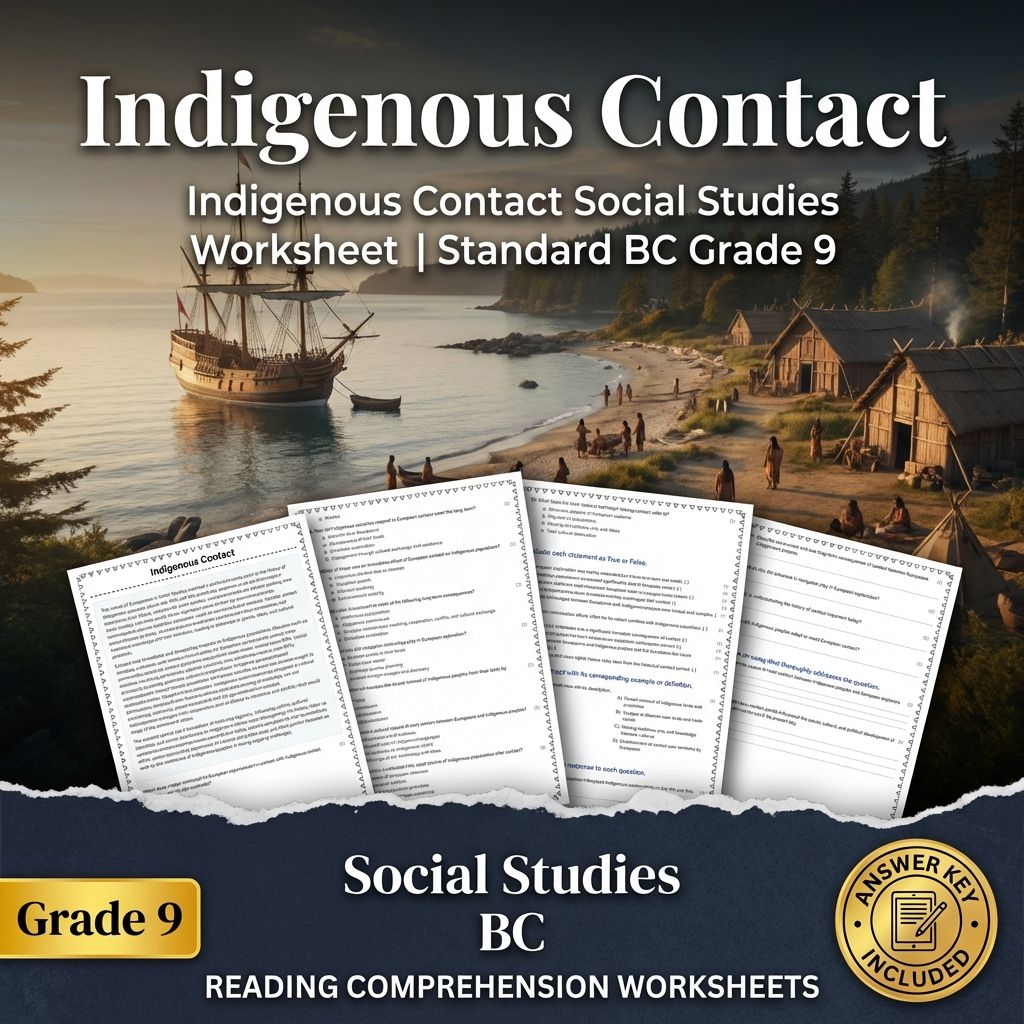 Grade 9 Social Studies | Contact, Cooperation & Conflict Bundle — included worksheet 7