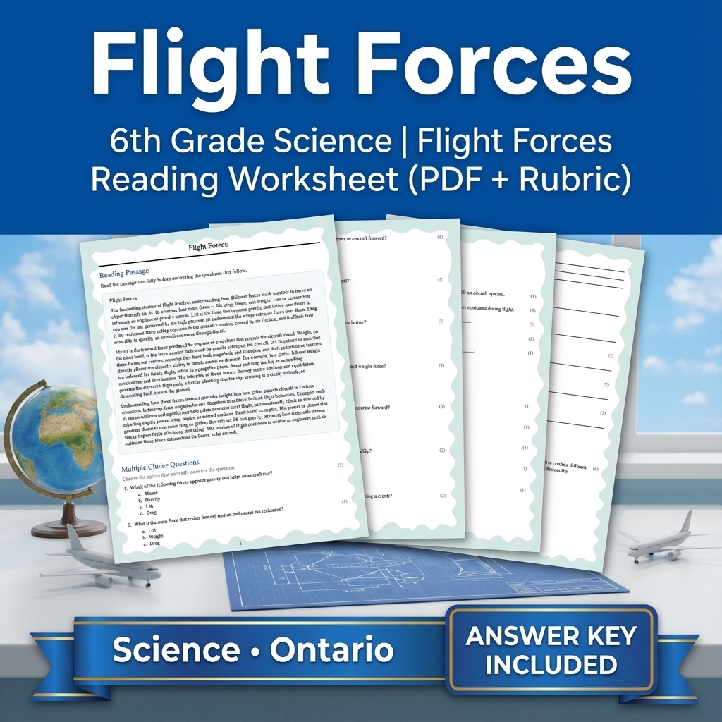 Grade 6 Science – Ecology, Circuits, Astronomy & More (PDF + Answer Key ) — included worksheet 35