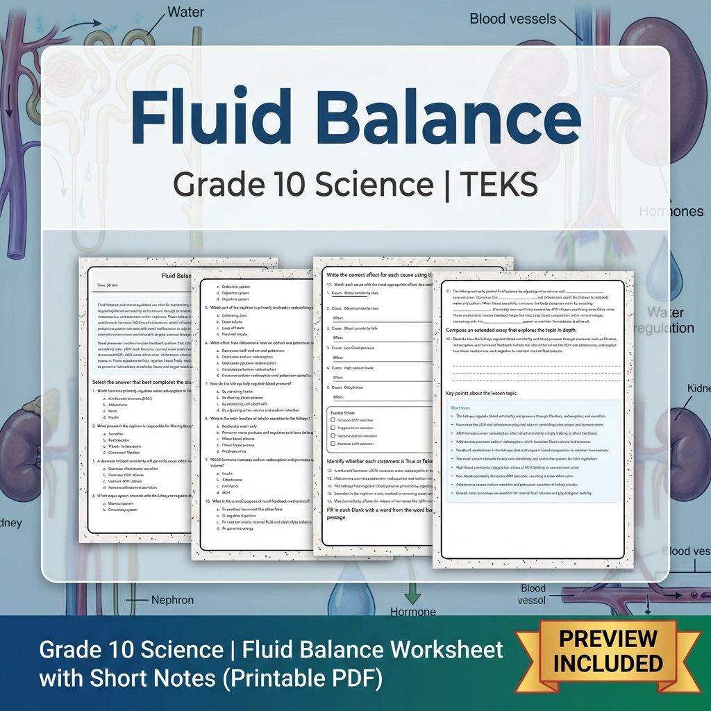 Grade 10 Science Worksheet Bundle – Genetics, Cell Biology & Ecology (PDF) — included worksheet 44