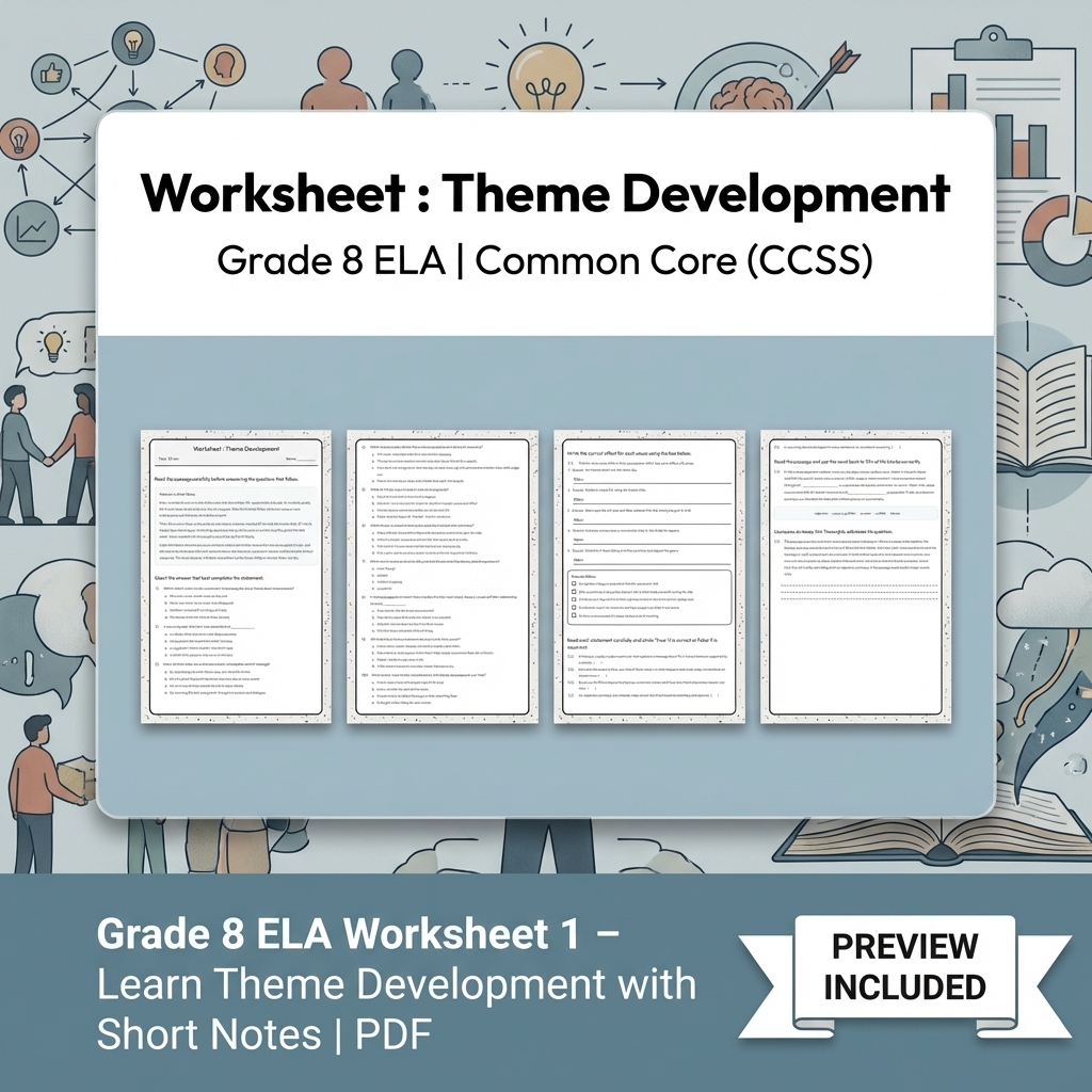 Grade 8 Clarity, Evidence & Argument Writing ELA Full-Year Bundle CCSS — included worksheet 25