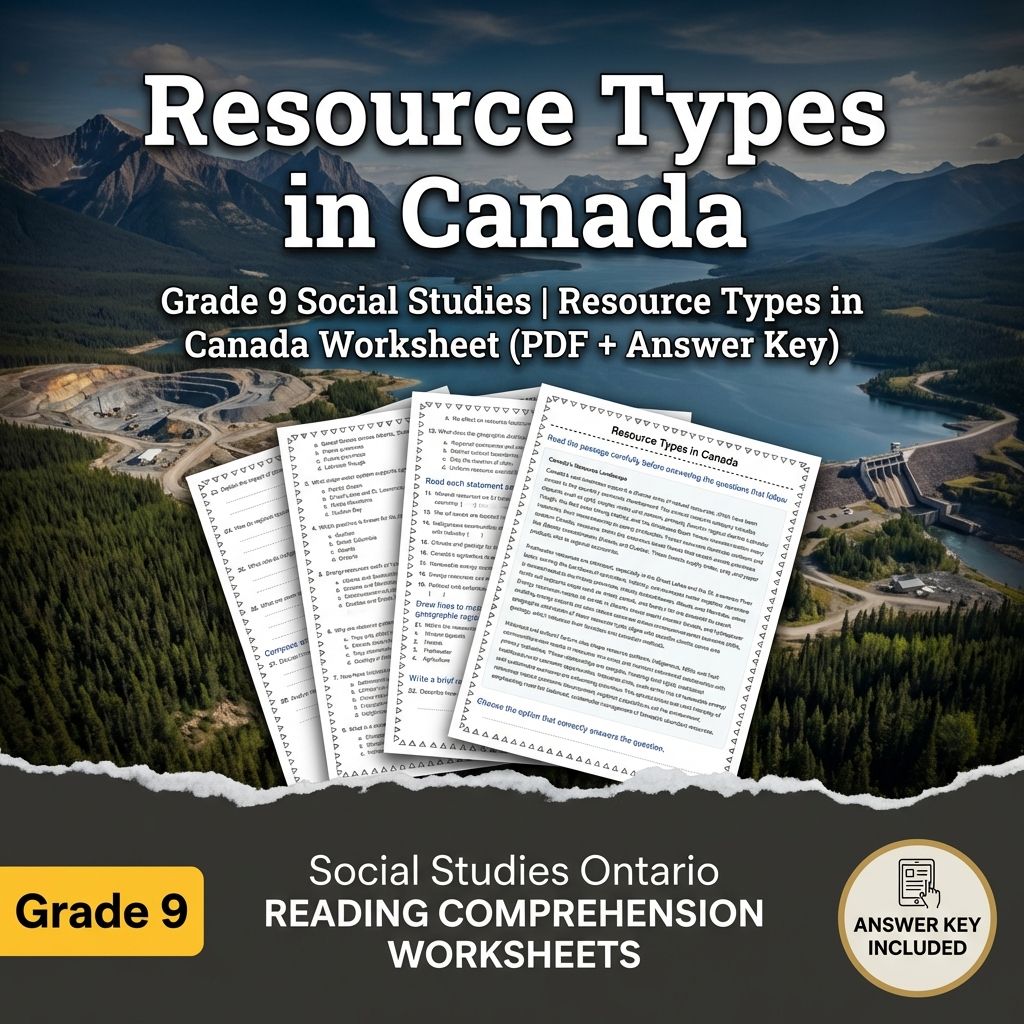 Grade 9 Social Studies | Community, Environment, & Urban Planning Strategies — included worksheet 31