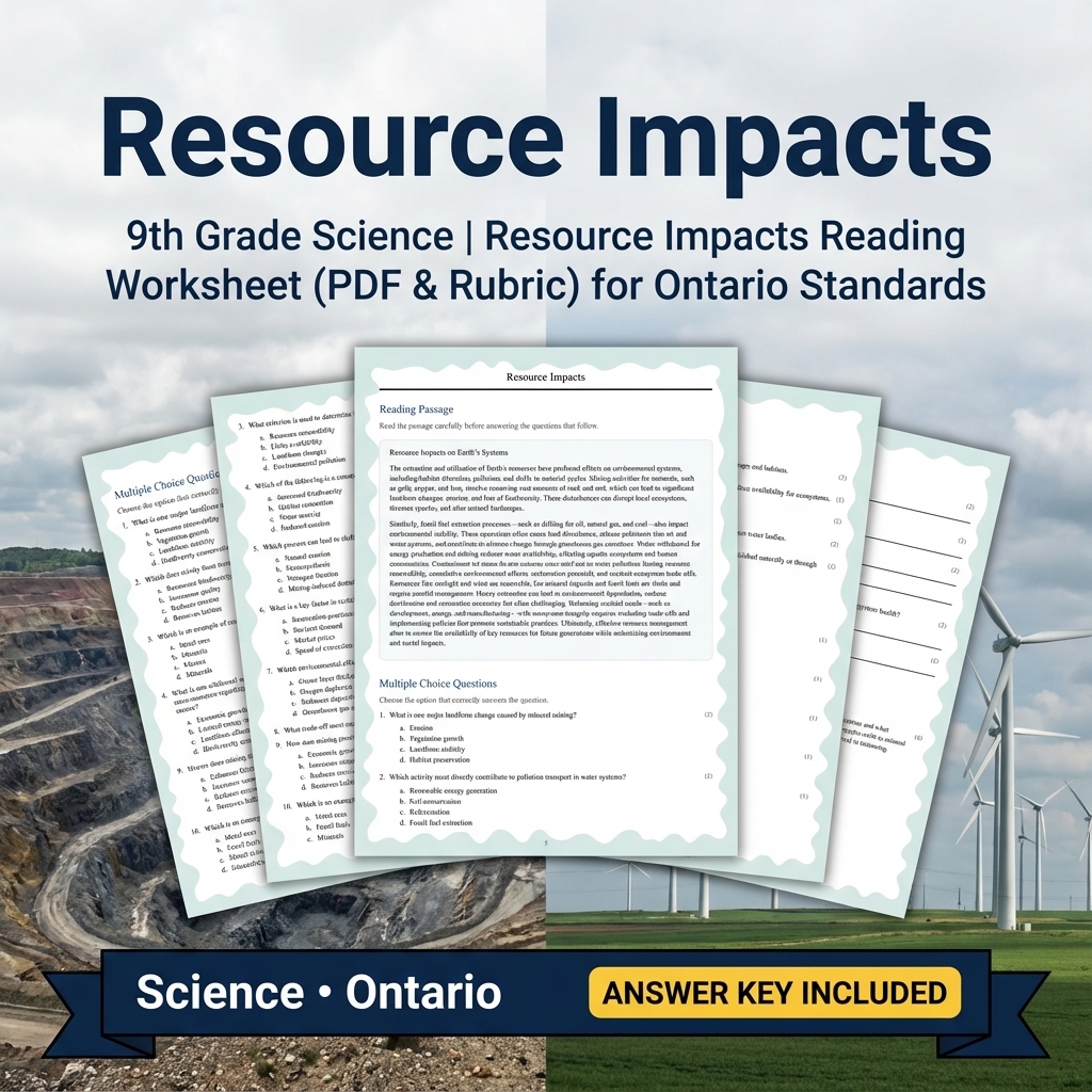 Grade 9 Science Bundle – Comprehensive NGSS-aligned Activities & Answer Keys — included worksheet 47