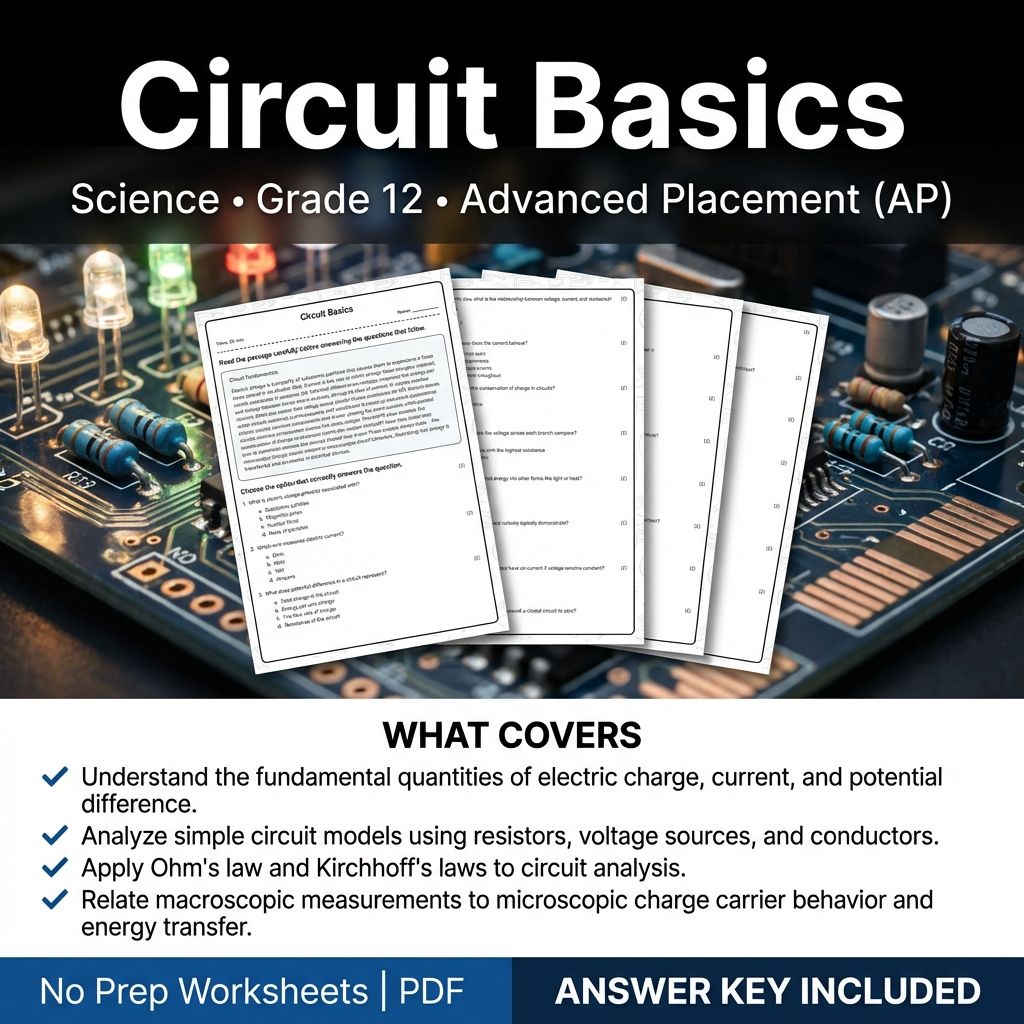 Grade 12 Science Worksheet Bundle | Advanced Concepts & Essential Topics — included worksheet 40