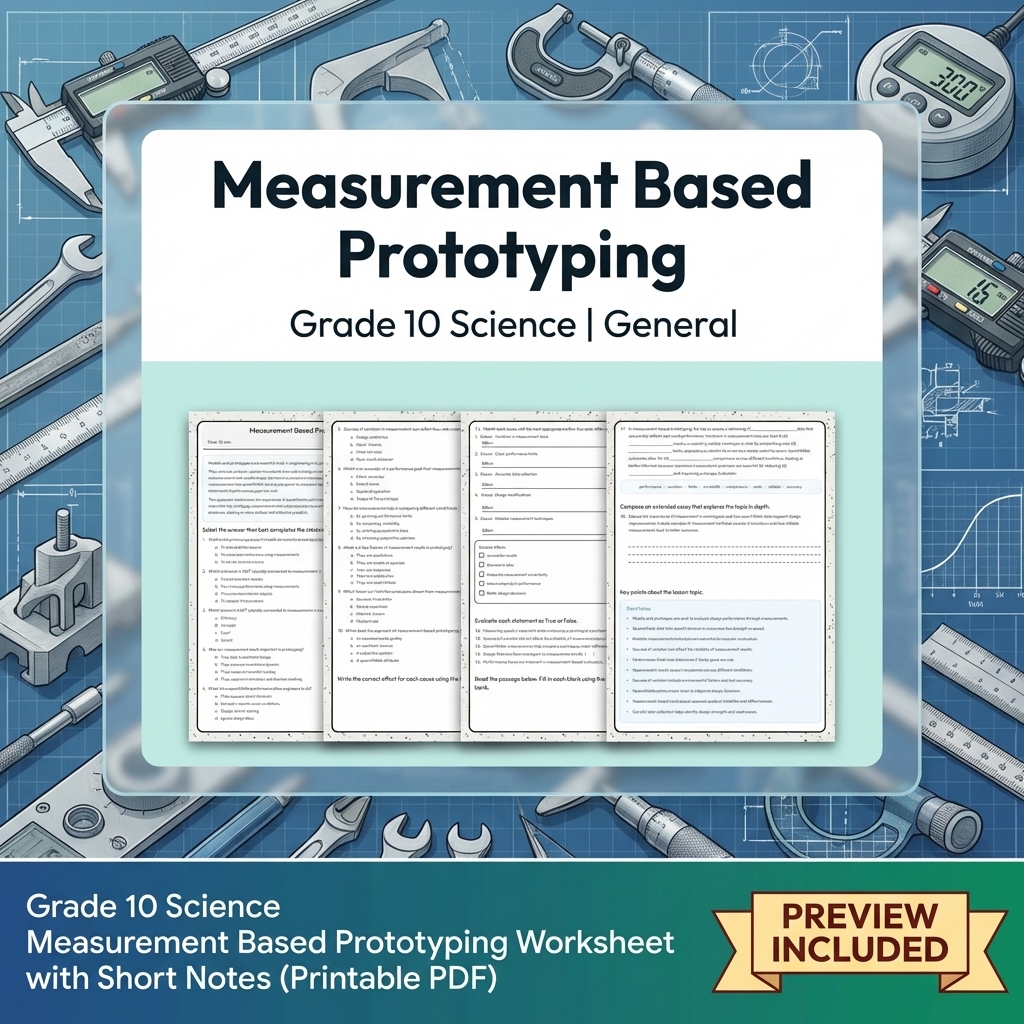 Grade 10 Science Modeling & Evidence Reasoning Full-Year Bundle | General — included worksheet 29