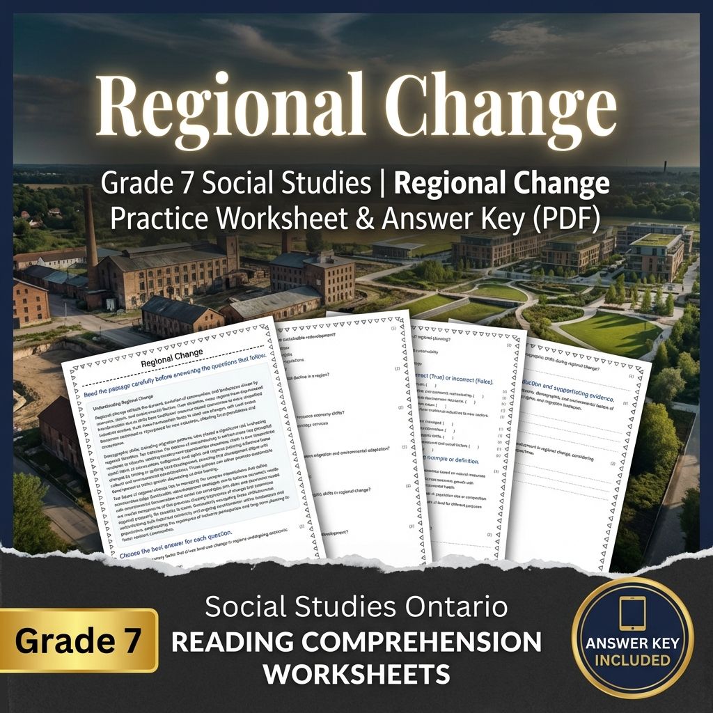 Grade 7 Social Studies Bundle | Human-Environment Interactions & Global Networks — included worksheet 8