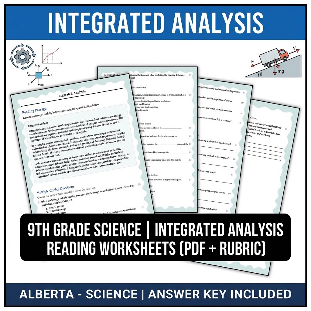 Grade 9 Science | Physics, Biology & Chemistry Mastery (Answer Key Included) — included worksheet 41