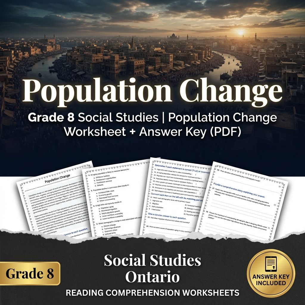 Grade 8 Social Studies Bundle – Regional Economies & Human–Environment Skills — included worksheet 11