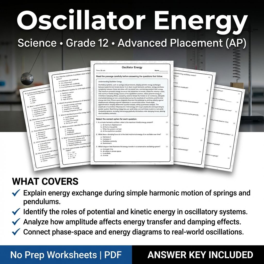 Grade 12 Science Worksheet Bundle | Advanced Concepts & Essential Topics — included worksheet 41