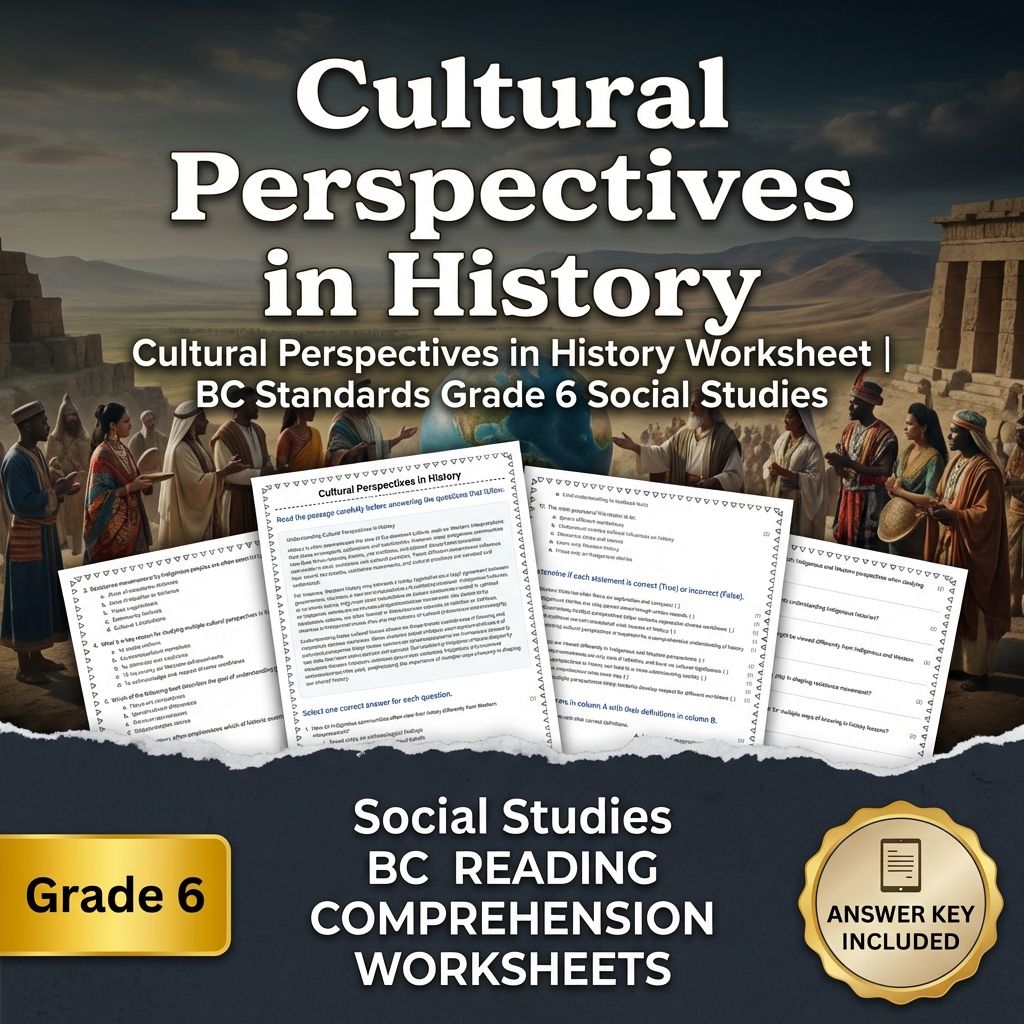 Grade 6 Social Studies Worksheet Bundle – BC Standards & Human-Environment Focus — included worksheet 21
