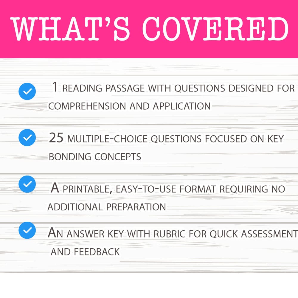 Grade 10 Science worksheet mcq paper worksheet — Grade 10 Science — Worksheet MCQ Paper for Mastering Bonding Types — page 2