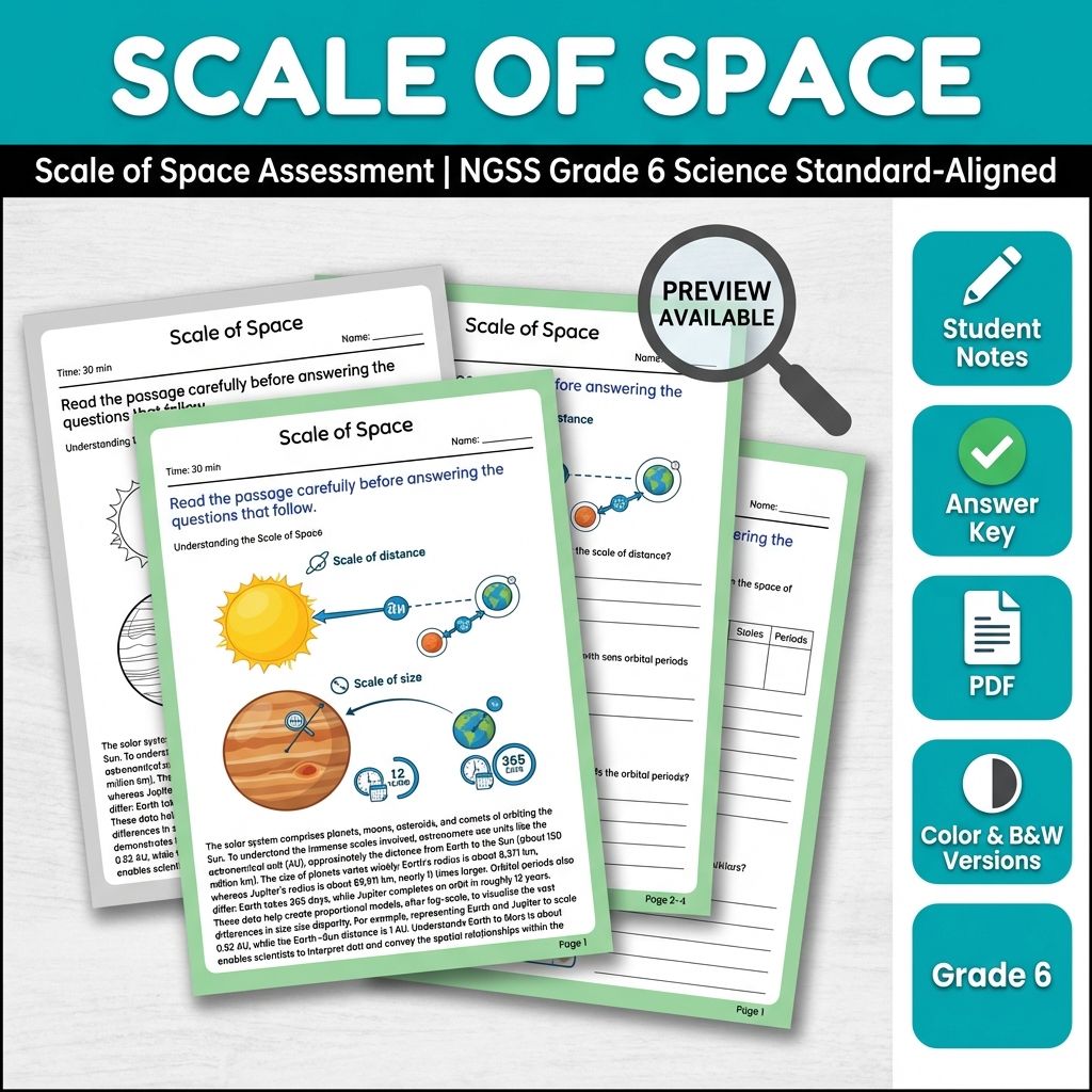 Grade 6 Science Full Year Bundle | NGSS Assessment Resources (Printable) — included worksheet 32