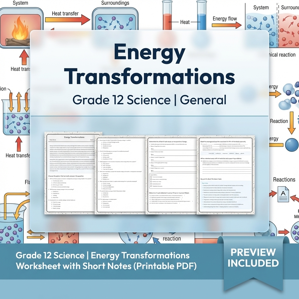 Grade 12 Evidence-Based Scientific Modeling Science Full-Year Bundle: General — included worksheet 31
