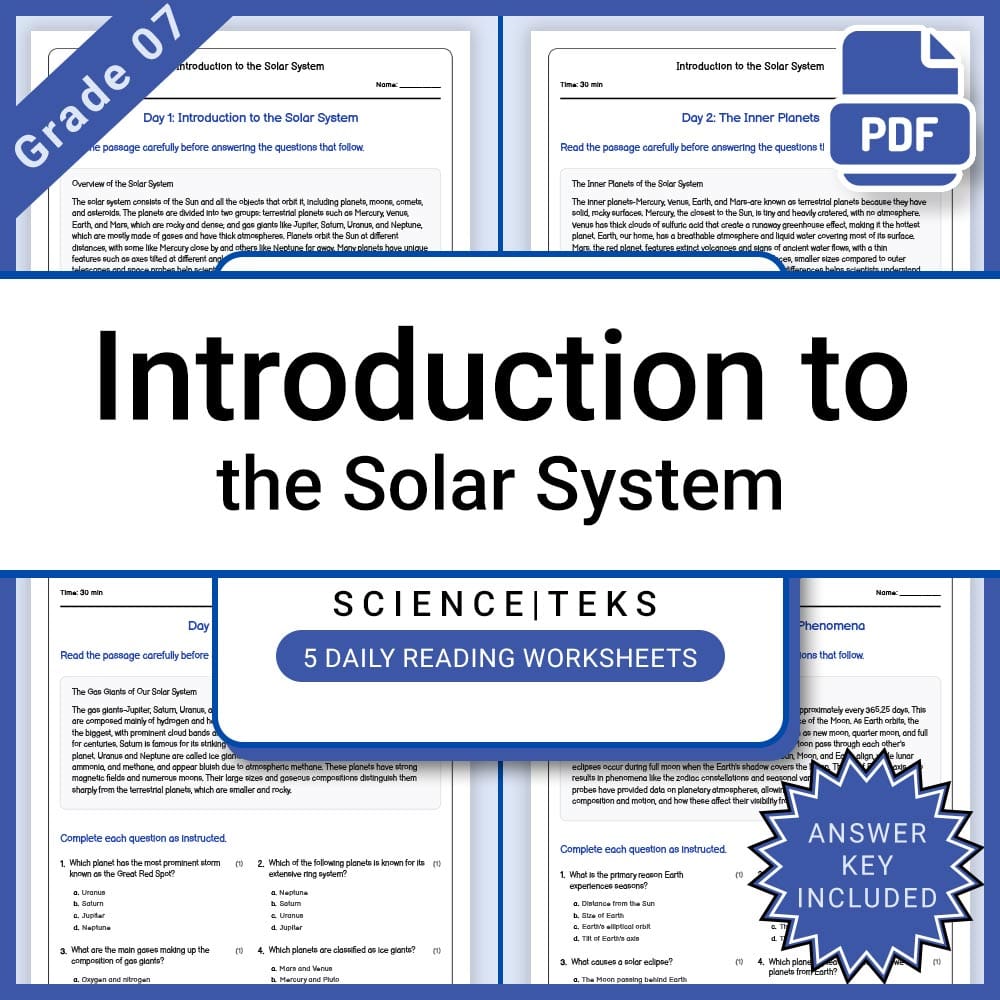 Grade 7 Science Lesson Group – TEKS Aligned & Concept-Focused Lesson Bundle — included worksheet 6