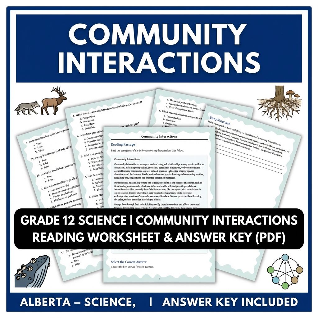 Grade 12 Science UNIT Bundle: Molecular Genetics, Evolution & Ecology Activities — included worksheet 11
