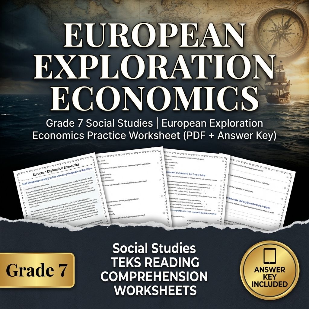 Grade 7 Social Studies Bundle | Reformation, Renaissance & Global Trade — included worksheet 24