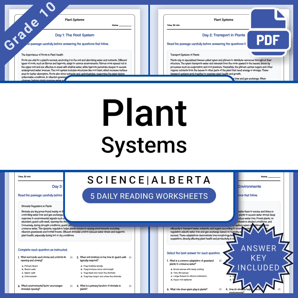 Grade 10 Science Full Year Bundle | Energy, Electricity, and Alberta Curriculum — included worksheet 49