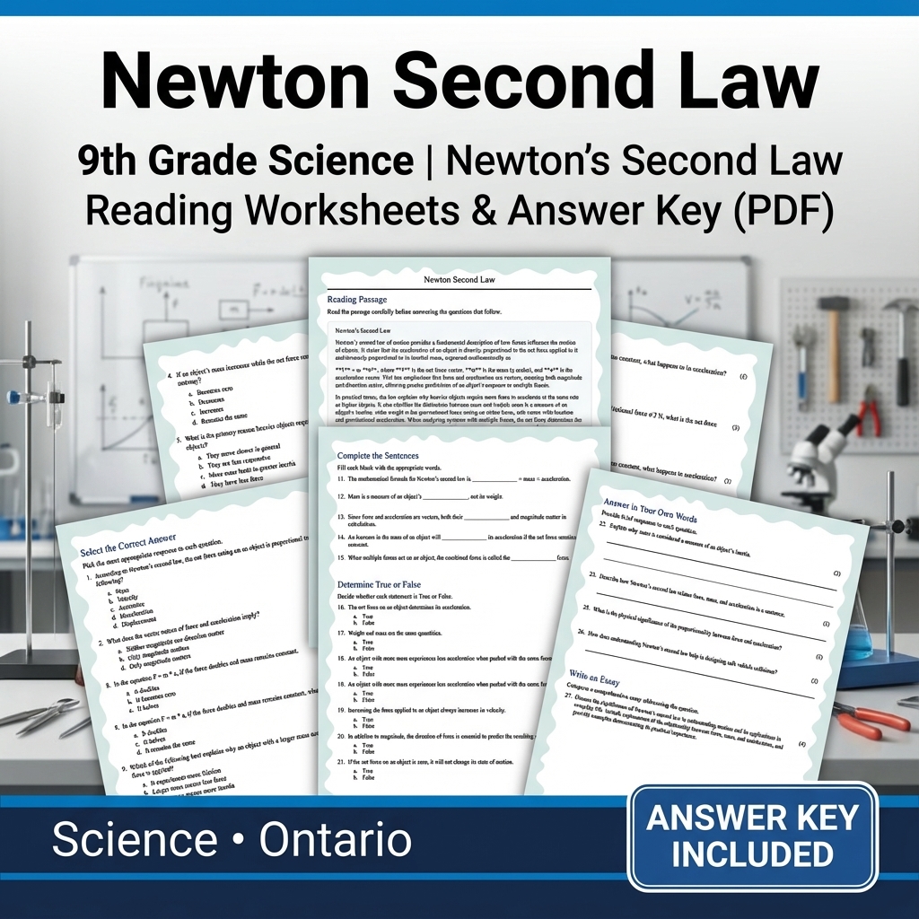 Grade 9 Science Bundle – Comprehensive NGSS-aligned Activities & Answer Keys — included worksheet 49