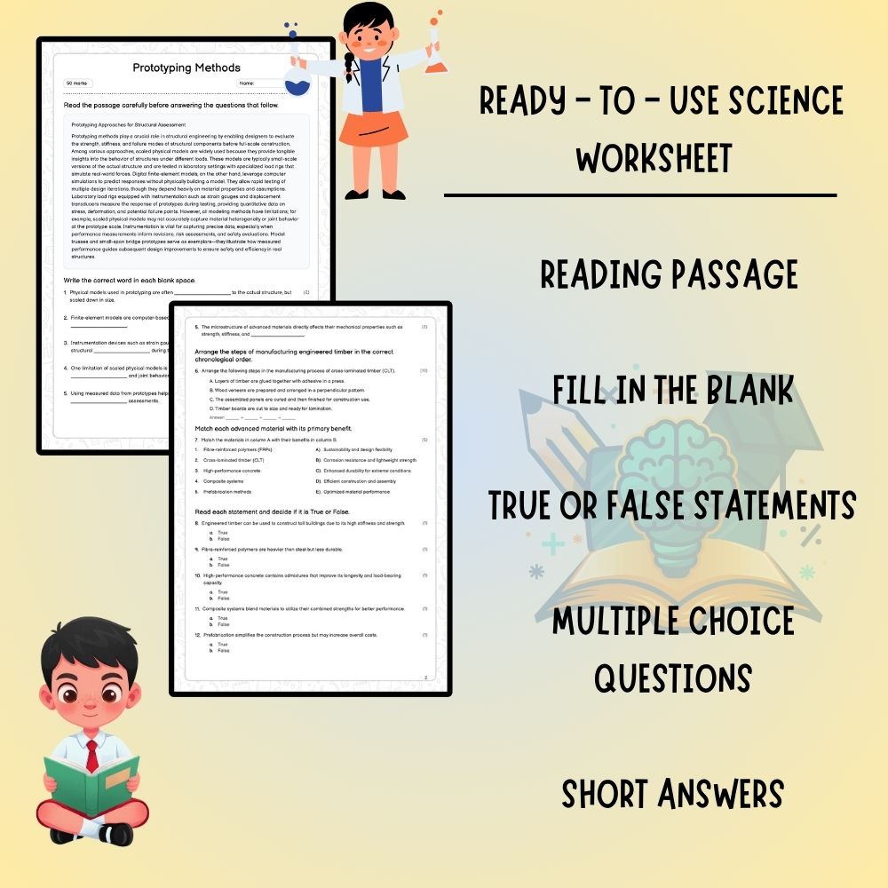 Grade 7 Science worksheet worksheet — Grade 7 Science | Prototyping Methods Worksheet (PDF ) — page 2