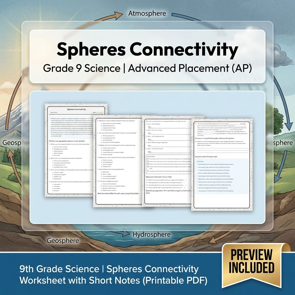 Grade 9 Science Worksheet Bundle | Comprehensive STEM Practice Pack (PDF) — included worksheet 33