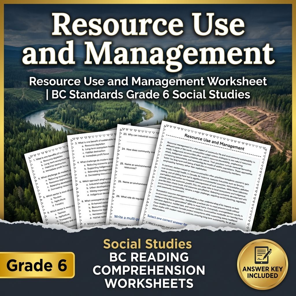 Grade 6 Social Studies | Human Systems & Settlements Bundle (Standards-Aligned) — included worksheet 4