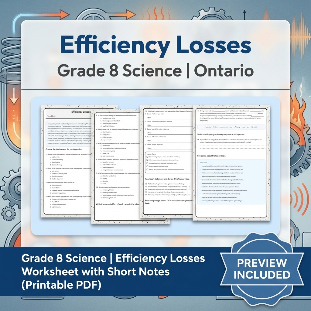 Grade 8 Science Full Year Bundle | Water Systems & Hydrostatics Curriculum — included worksheet 45