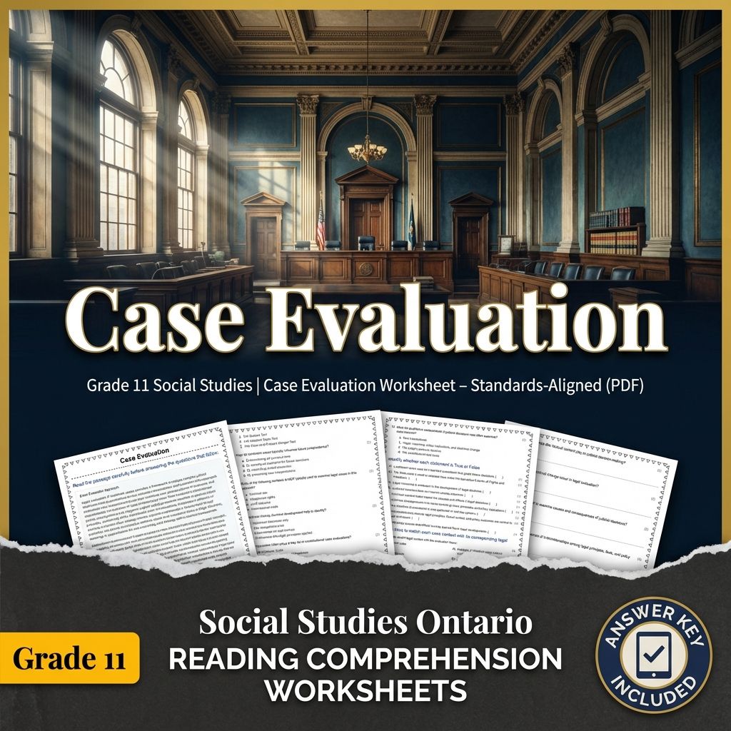 Grade 11 Social Studies Unit Bundle | Constitutional & Legal Foundations — included worksheet 5