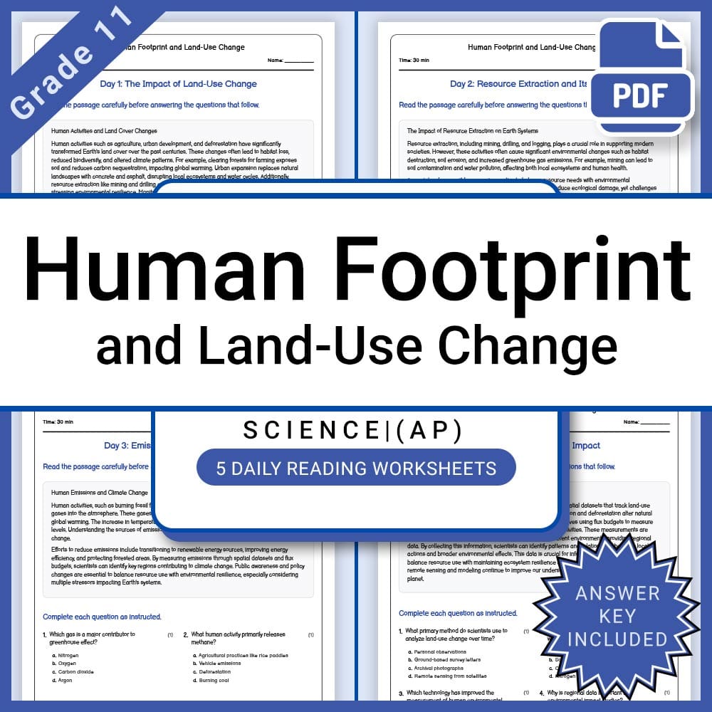 Grade 11 Earth and Space Sciences Lesson Bundle | AP Science Curriculum — included worksheet 6
