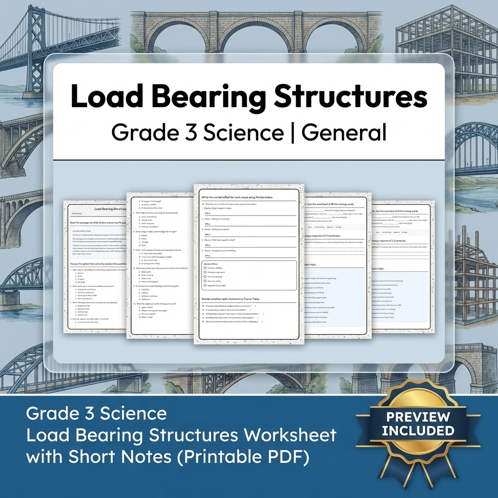 Grade 3 Science Full Year Bundle | Comprehensive Curriculum Resources — included worksheet 30