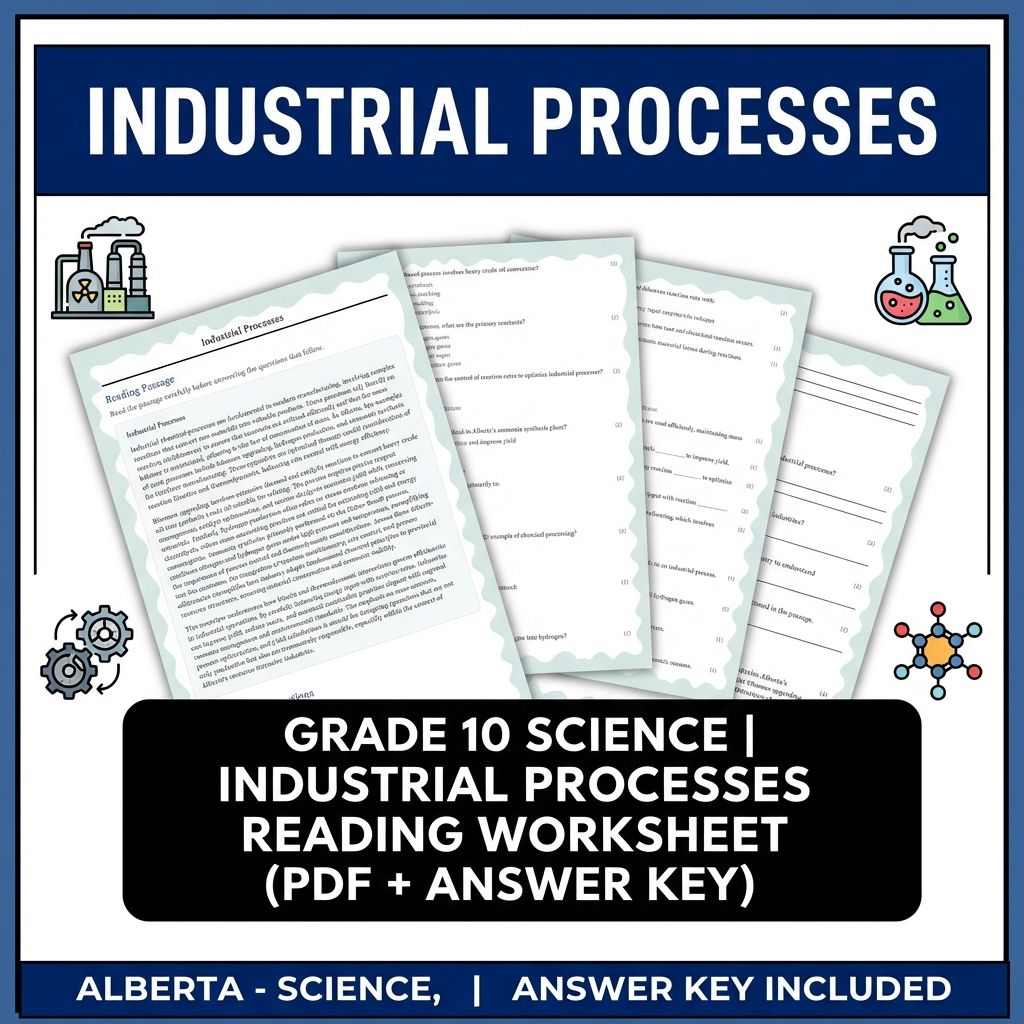 Grade 10 Science Worksheets Bundle | Physics, Earth, and Environmental Topics — included worksheet 46