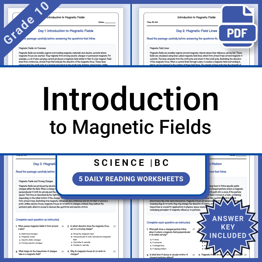 Grade 10 Science Full Year Curriculum Bundle | Physics, Genetics & Core Concepts — included worksheet 42