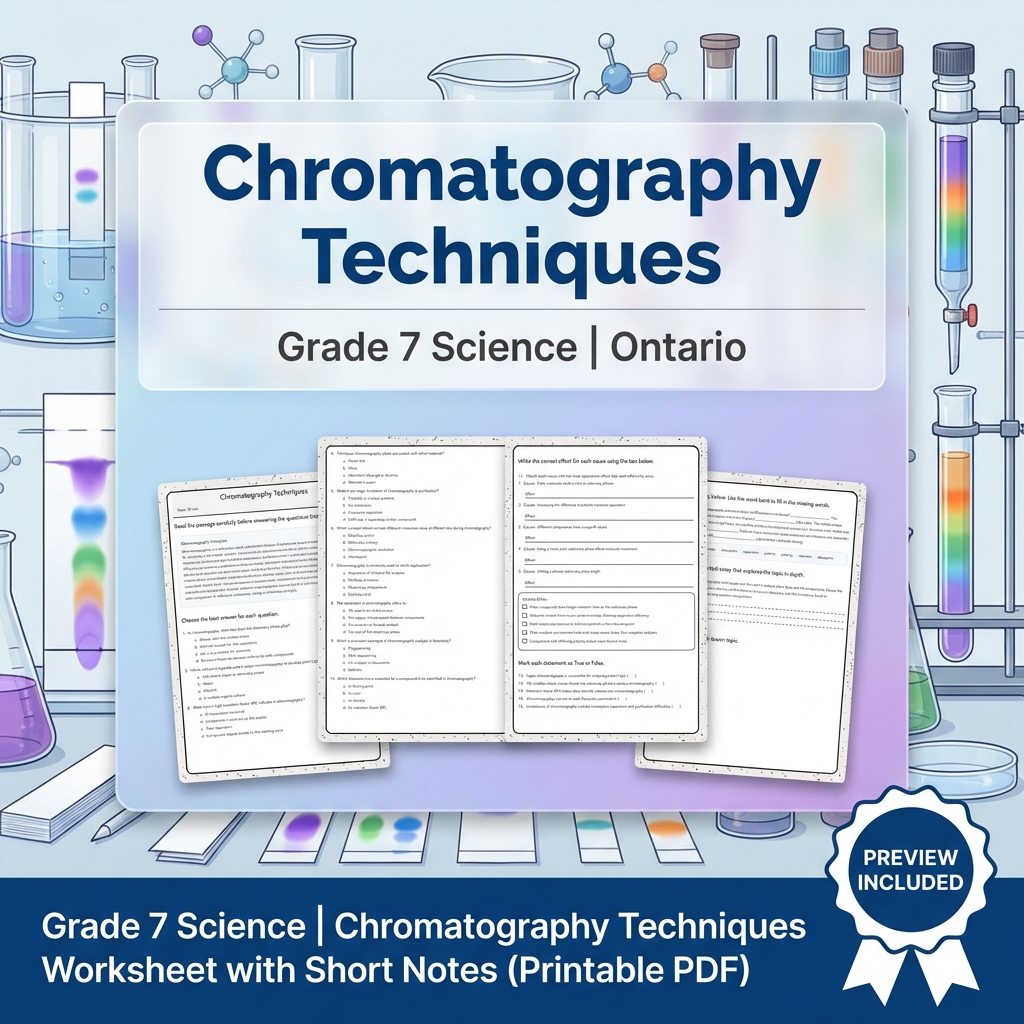 Grade 7 Science Full Year Bundle | Ecosystems & Heat Transfer — included worksheet 40