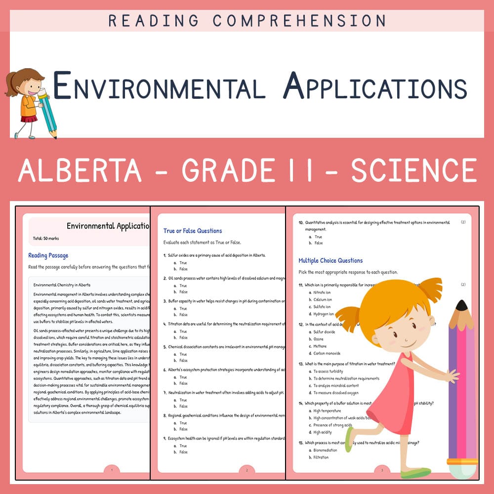 Grade 11 Science worksheet elena worksheet — Grade 11 Science | Environmental Applications Worksheet | Alberta Standards —…