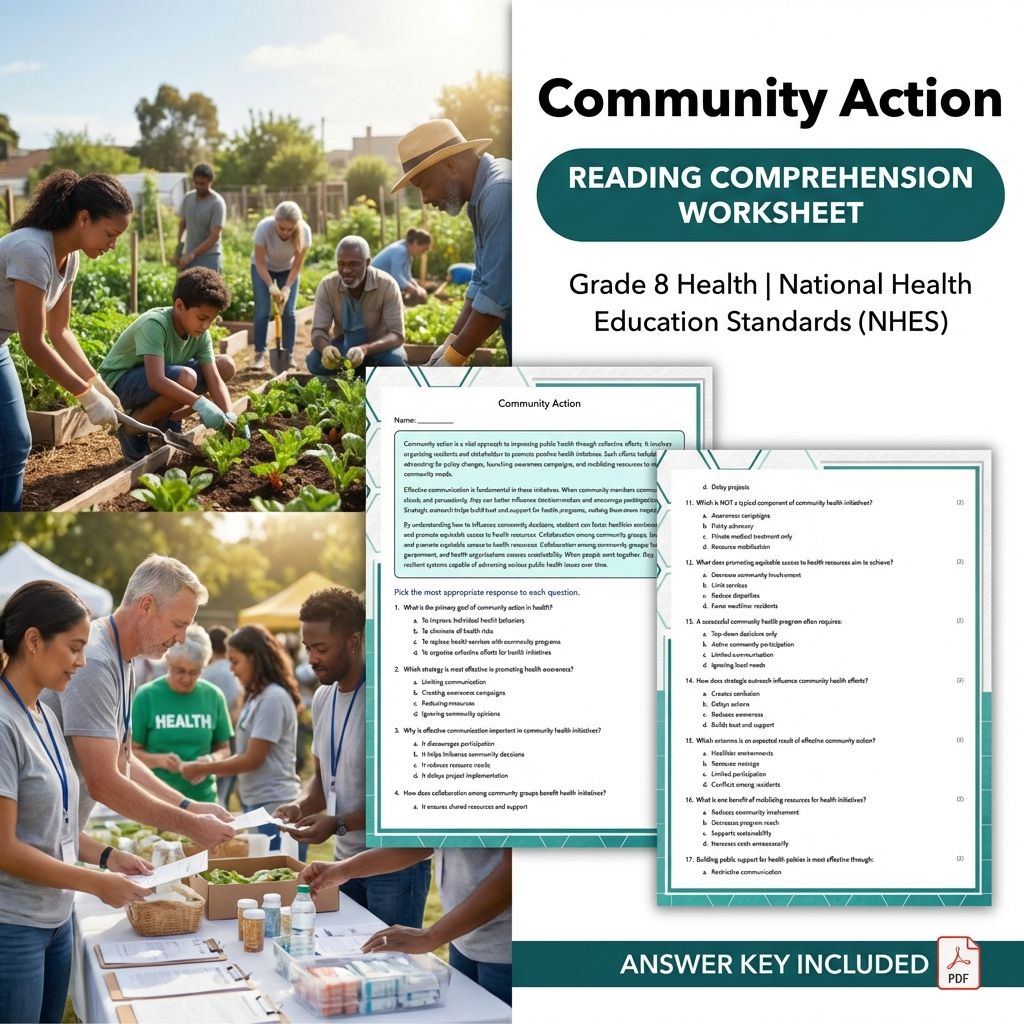 Grade 8 Health Worksheet Bundle – Body Systems, Wellness & Communication Strategies — included worksheet 25