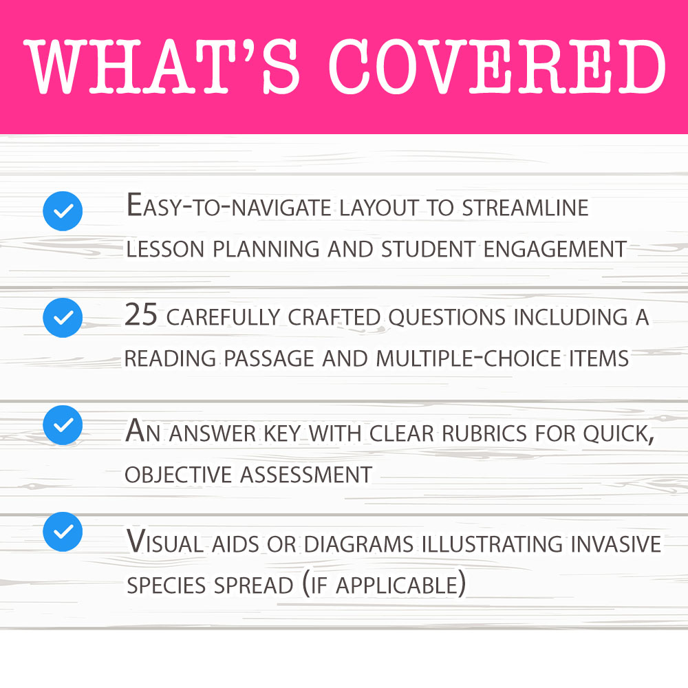 Grade 6 Science worksheet worksheet — Grade 6 Science — Invasive Species Worksheet for Mastery — page 2