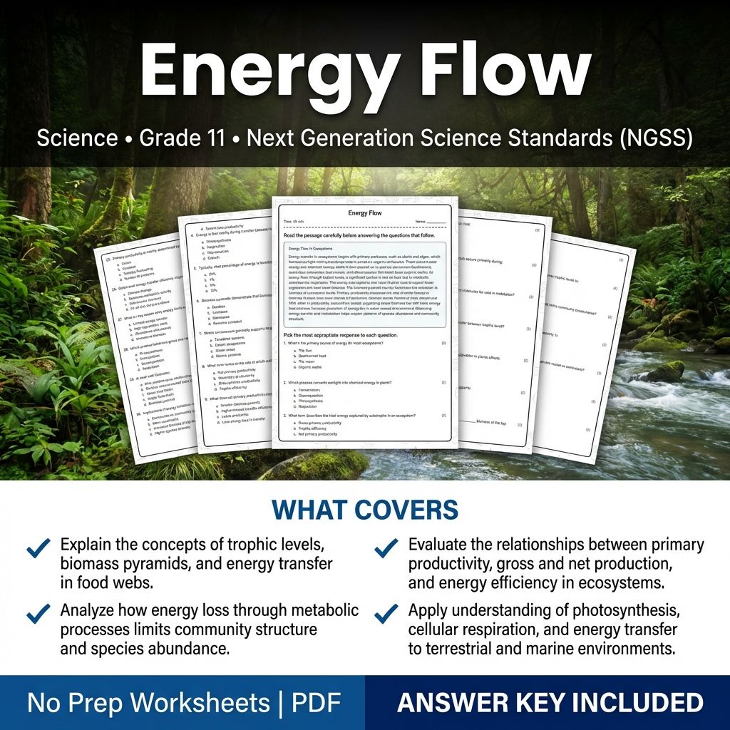 Grade 11 Science Worksheet Bundle|Cellular Processes,Chemistry,& Physics Support — included worksheet 41