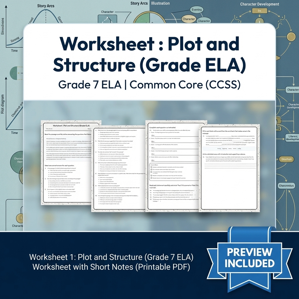 Grade 7 Writing Routinely ELA Full-Year Bundle – Common Core (CCSS) — included worksheet 30