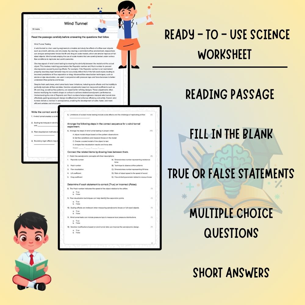 Grade 6 Science worksheet worksheet — Grade 6 Science | Wind Tunnel Worksheet (PDF ) – Ontario Standards — page 2