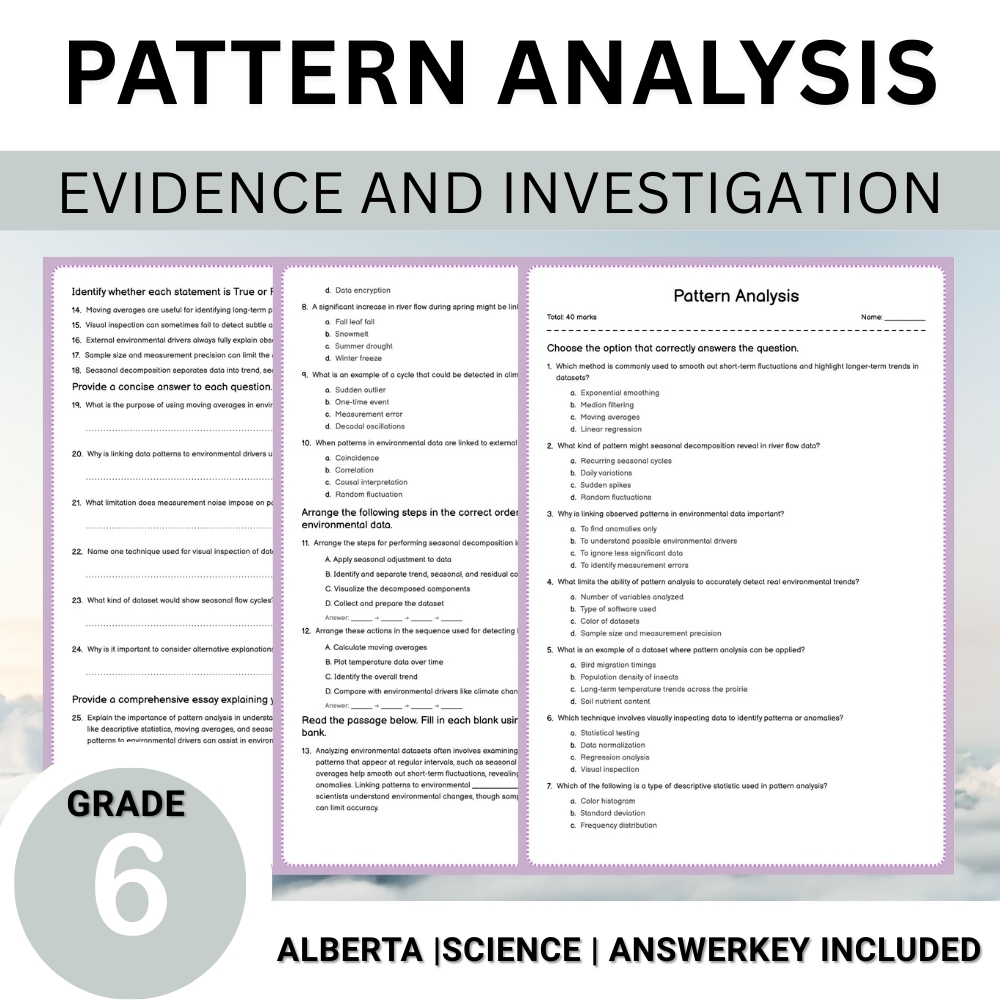 Grade 6 Science Worksheet Bundle – Comprehensive Assessment & Practice Pack — included worksheet 52