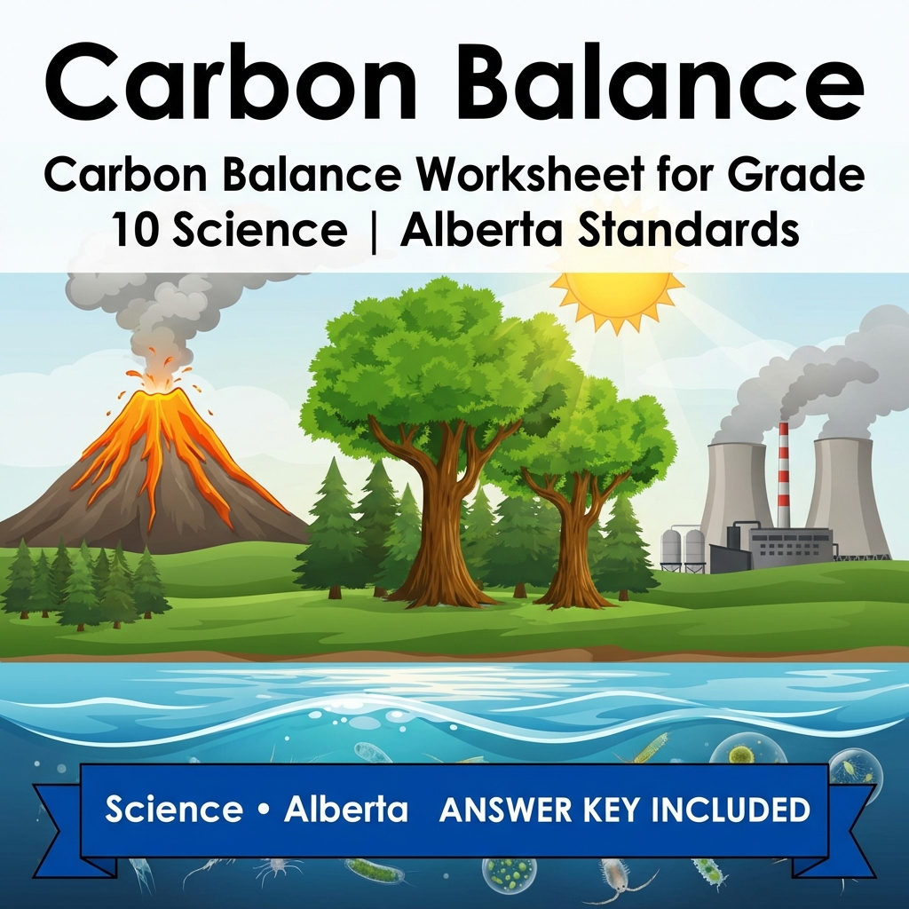 Carbon Balance Worksheet for Grade 10 Science | Alberta Standards
