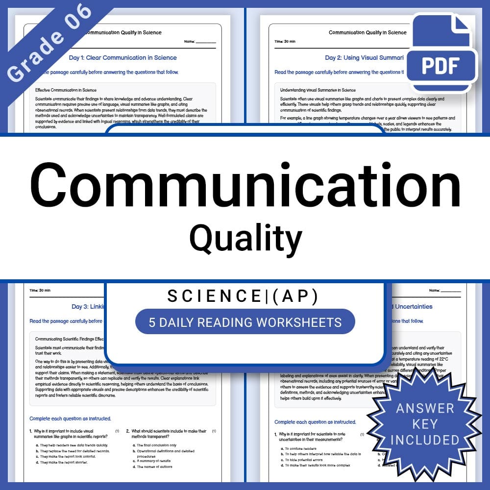 Grade 6 Science Lesson Group Bundle TEKS Standards — included worksheet 10