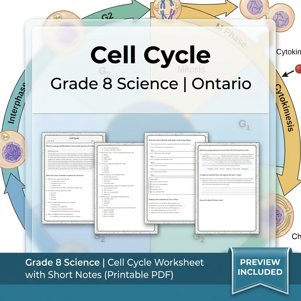 Grade 8 Science Full Year Bundle | Water Systems & Hydrostatics Curriculum — included worksheet 49