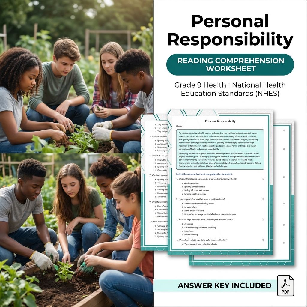 Grade 9 Health Bundle – Supporting Systems, Policies & Ethical Decisions (Worksheet Pack) — included worksheet 13